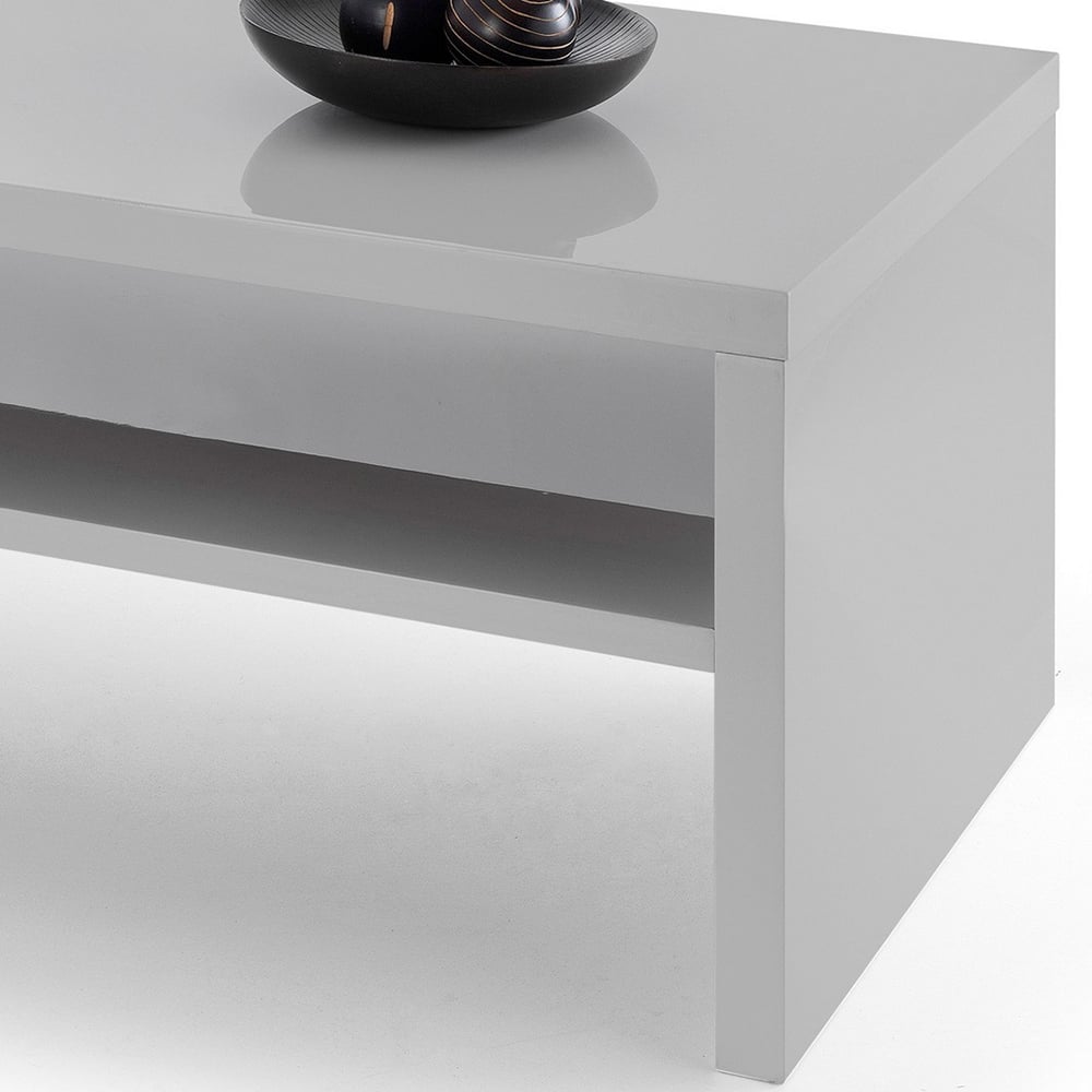 Julian Bowen Metro Grey Rectangle Coffee Table Image 4