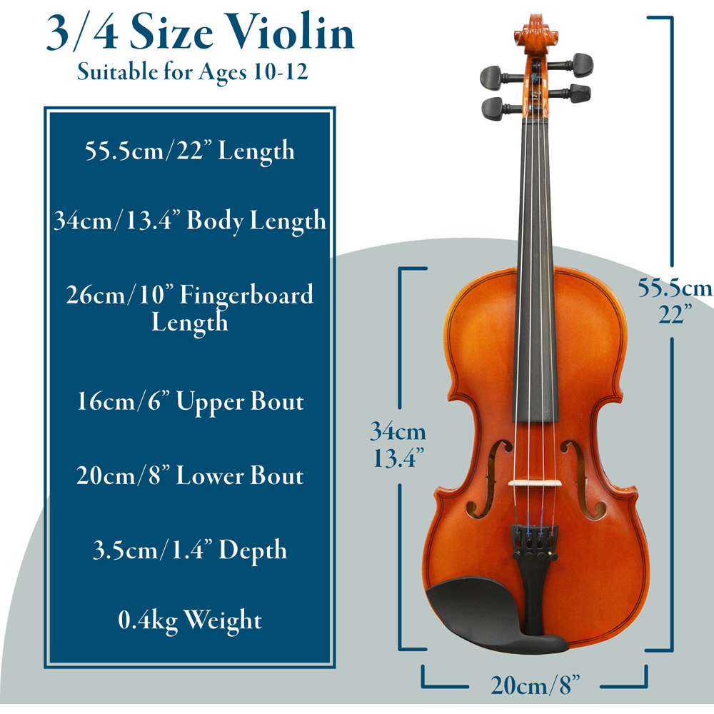 Forenza Uno Series 3/4 Size Violin Outfit Image 5