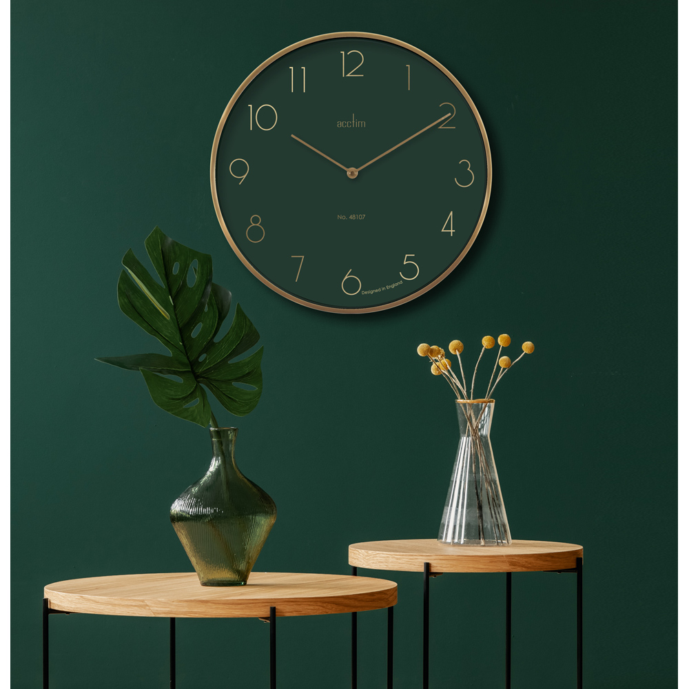 Acctim Madison Jungle Round Wall Clock 35cm Image 2