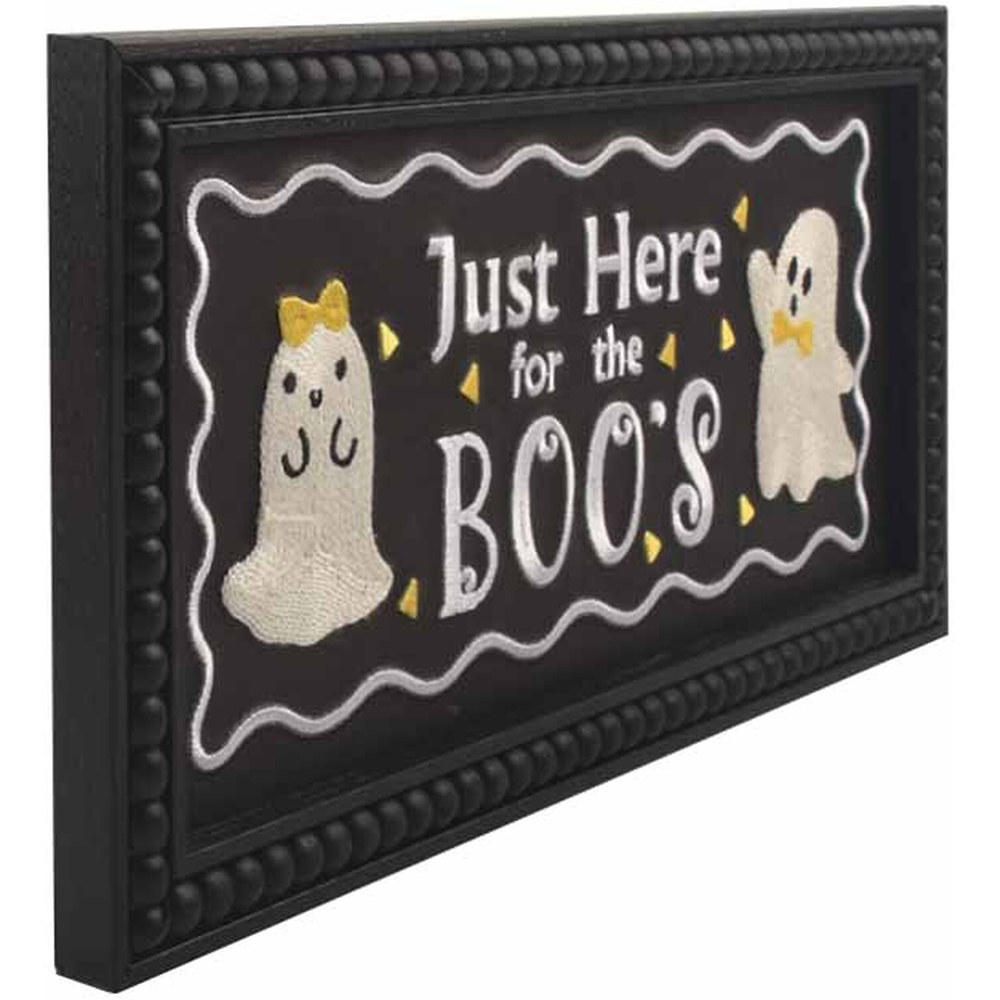 Ghostly Tufted Framed Plaque Image 6