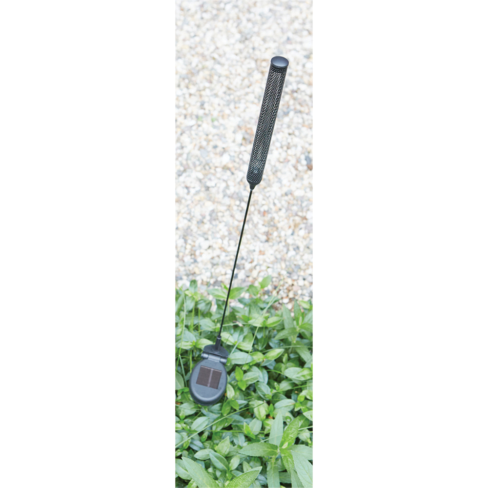 Luxform Stick Black LED Solar Garden Spike Light Image 5