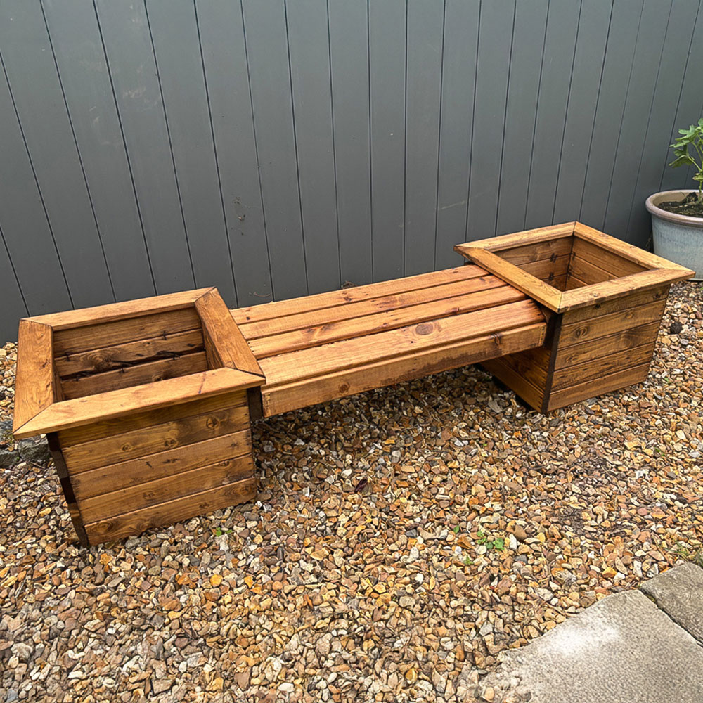 Charles Taylor Knights Single Seater Planter Bench Image 1
