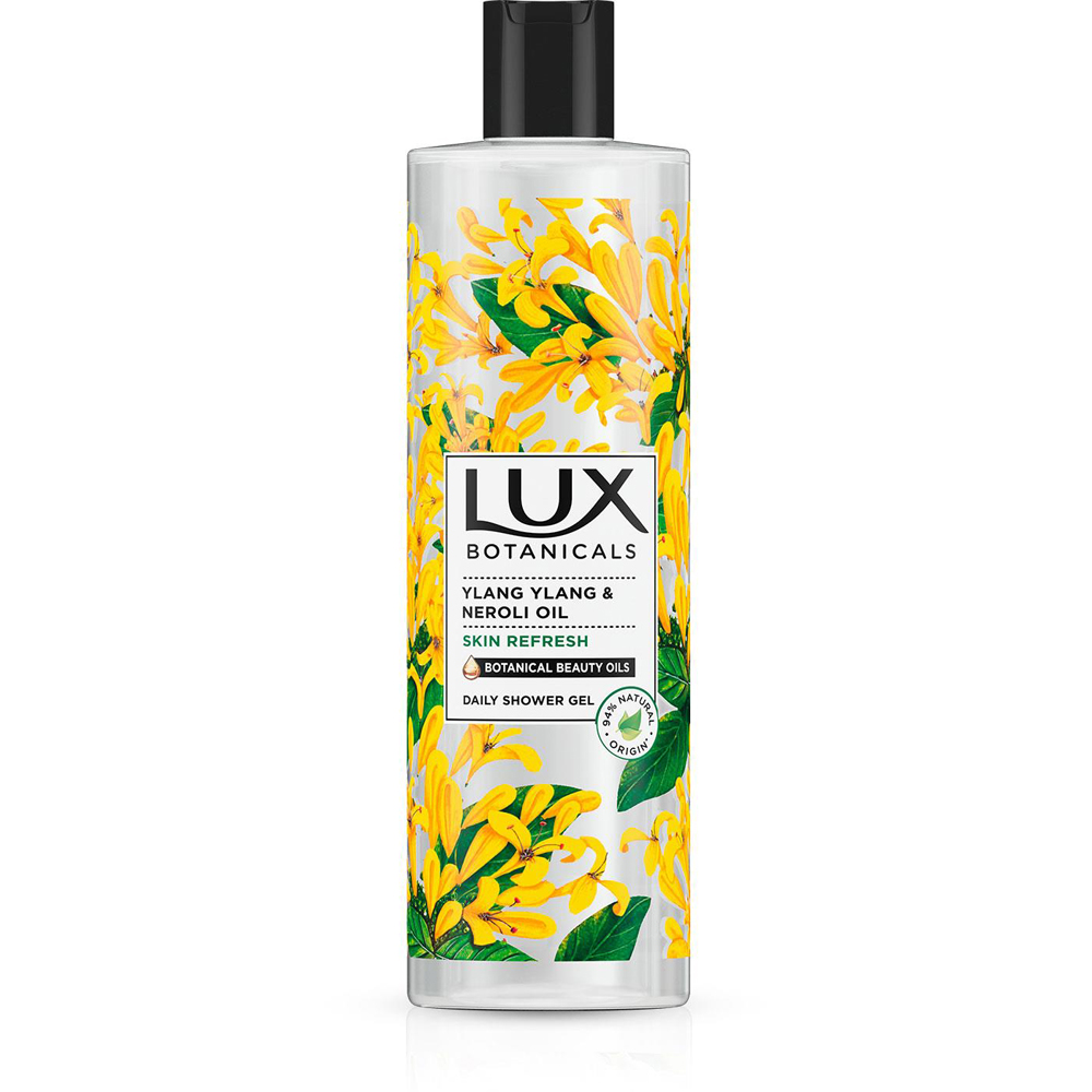Lux Botanicals Beauty Oils Ylang Ylang and Neroli Oil Daily Shower Gel 500ml 3 Pack Image 5