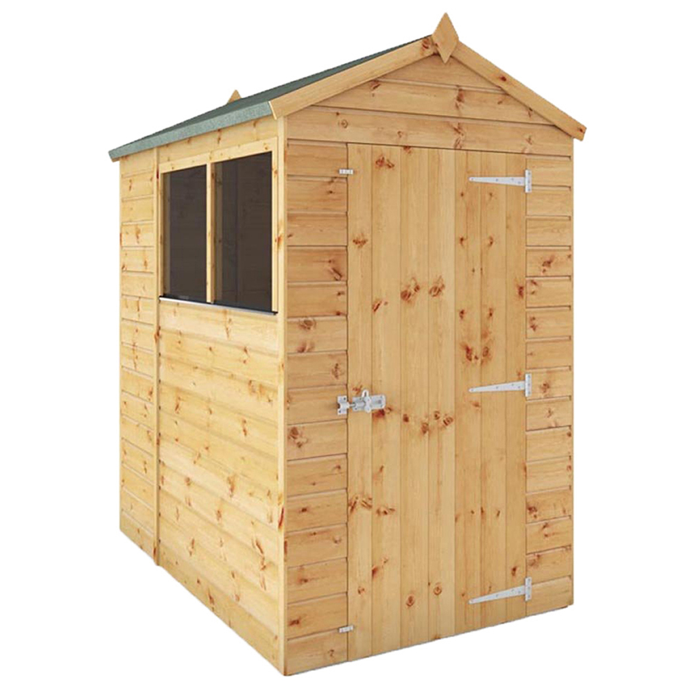 Mercia 6 x 4ft Shiplap Apex Wooden Shed Image 1