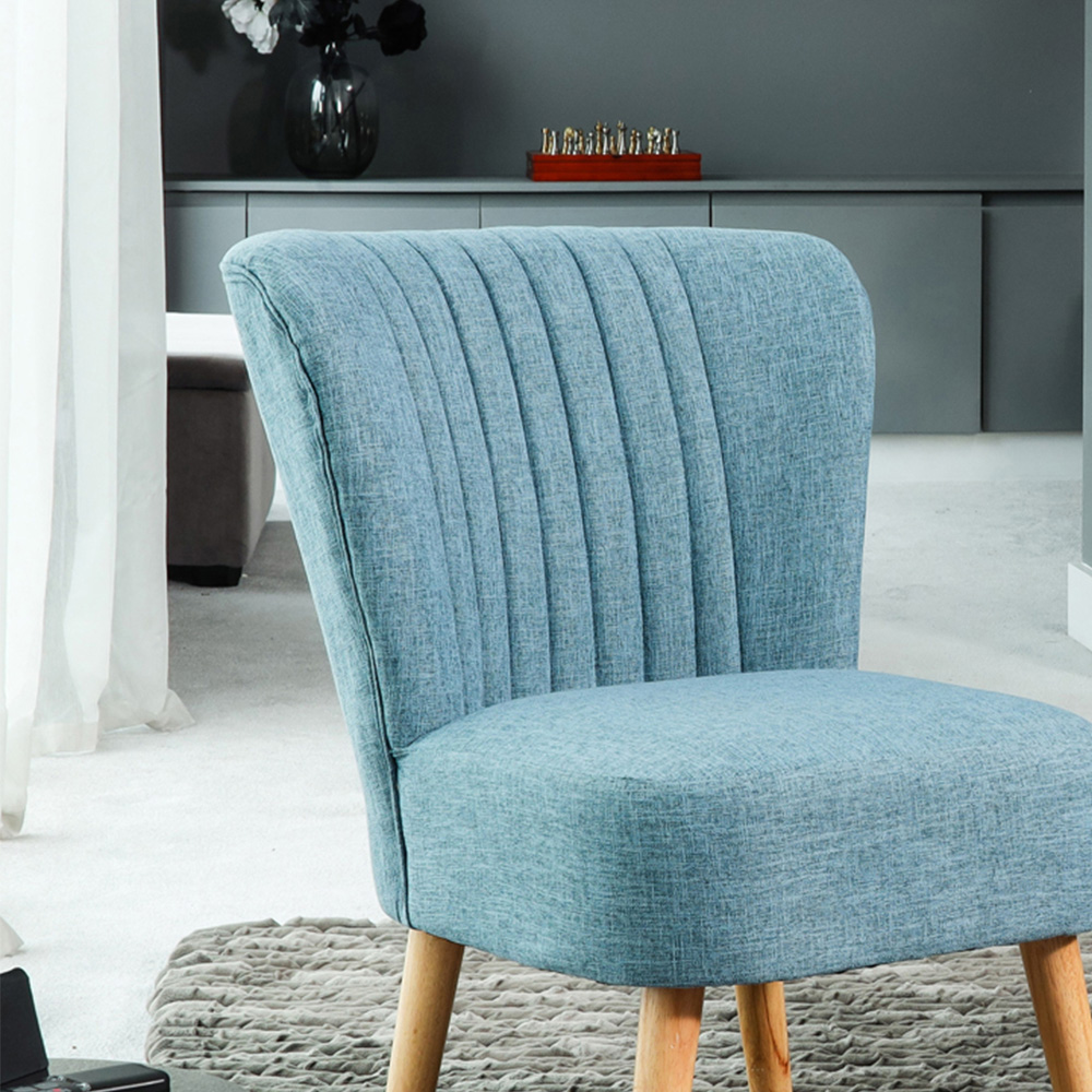 Artemis Home Cassaro Teal Fabric Accent Chair Image 2