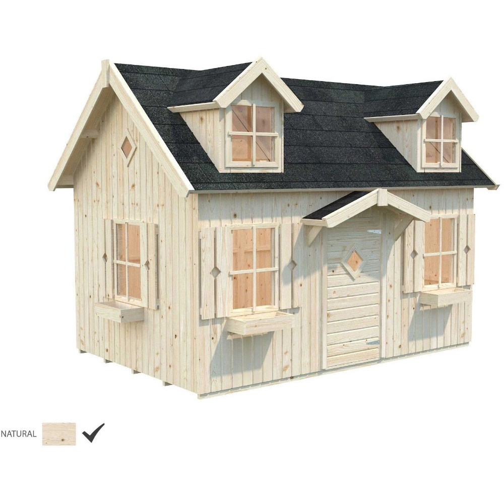 Palmako Marie 10.5 x 7.3ft Kids Wooden Playhouse Image 5