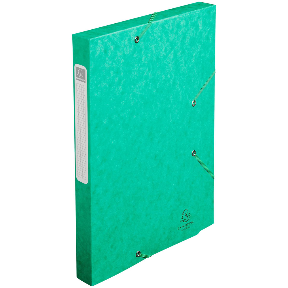Exacompta Green Pressboard A4 Box File 25mm 25 Pack Image 3
