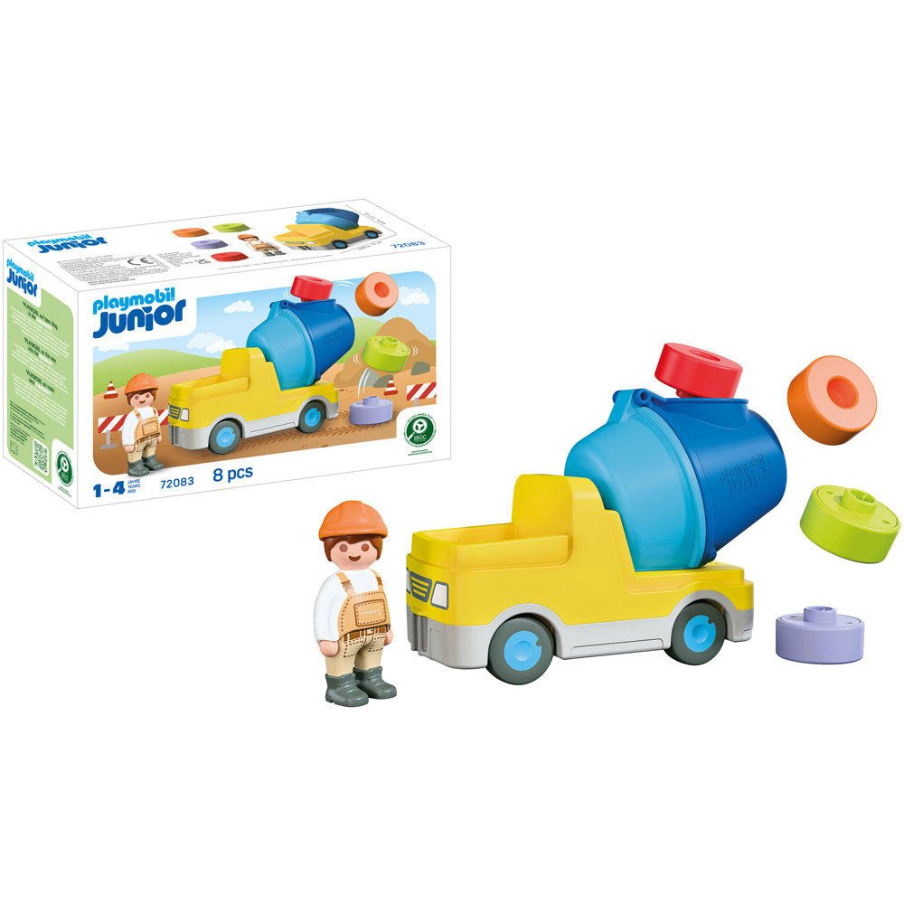 Playmobil Junior Concrete Cement Mixer Playset Image 3