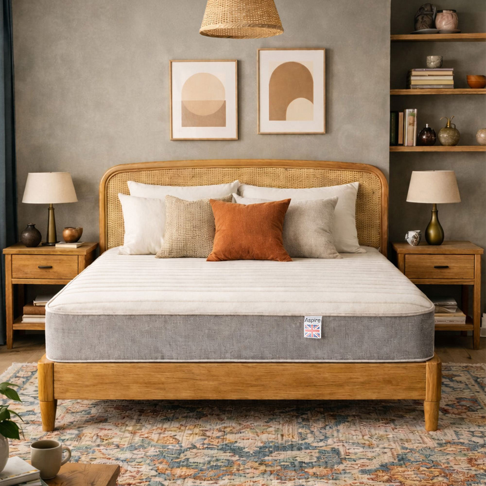 Aspire Pocket+ Small Single Medium Comfort Memory Foam Pocket Spring Hybrid Mattress Image 5