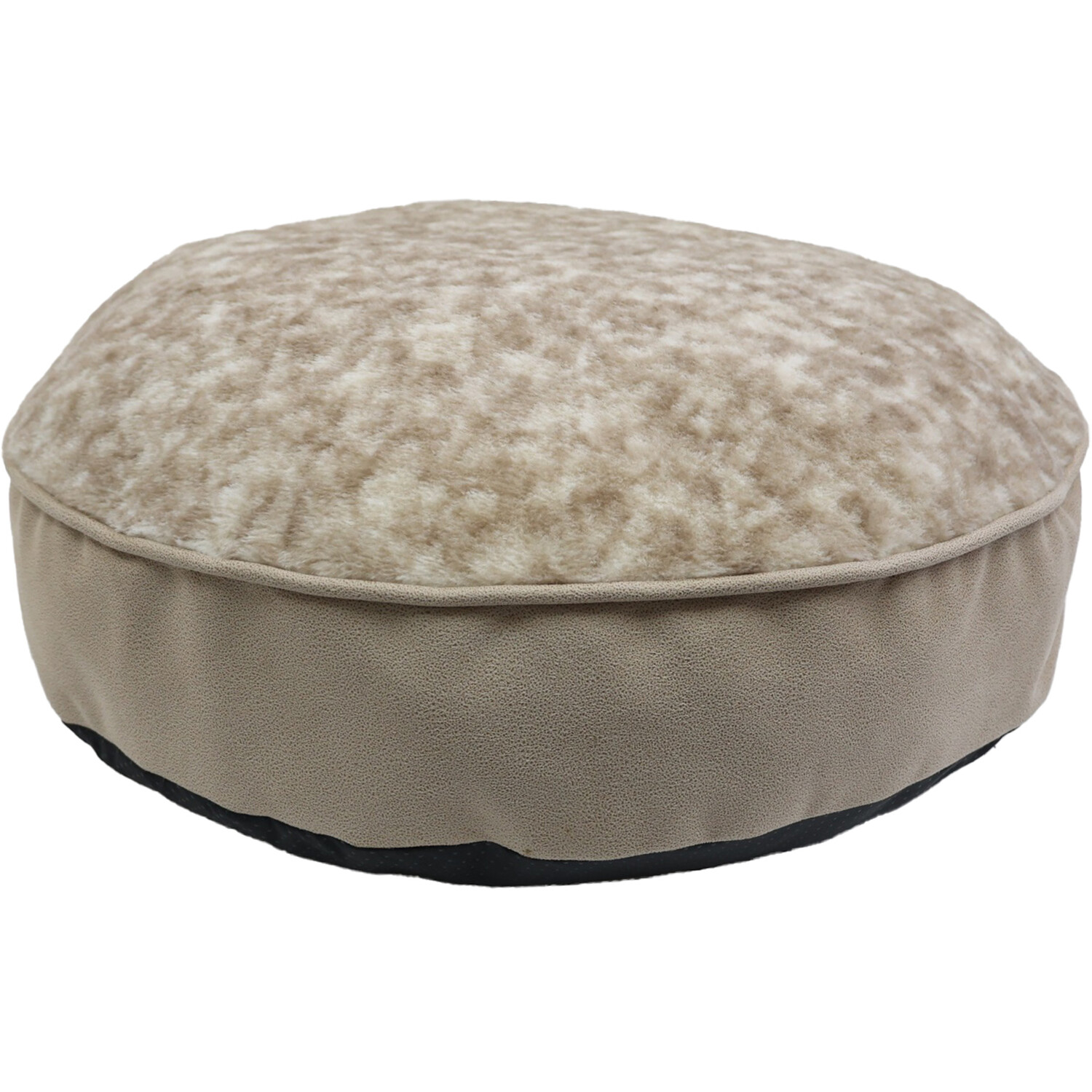 Soft Round Pet Bed - Champagne Image 1