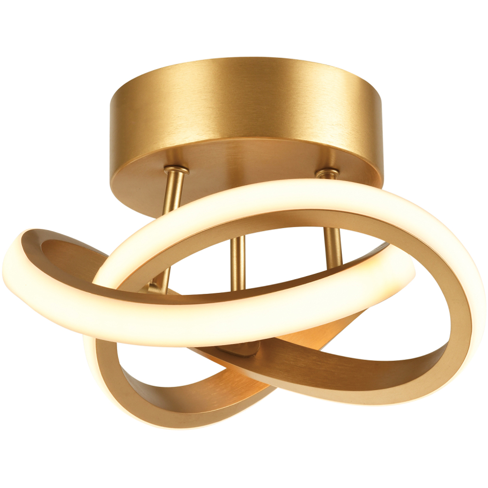 Happy Homewares 1253 Lumens Gold LED Ceiling Light Image 6