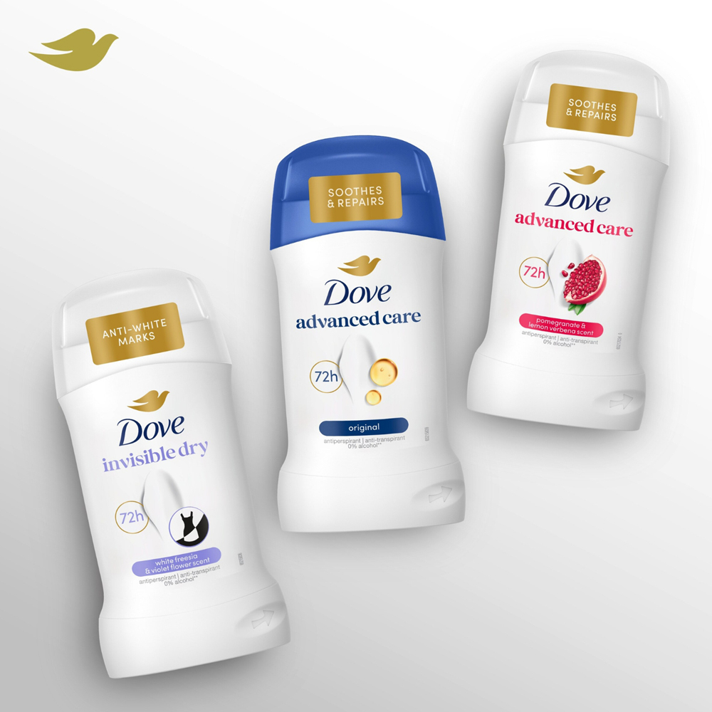 Dove Women Invisible Dry Anti-Perspirant Deo Stick 50ml 12 Pack Image 3
