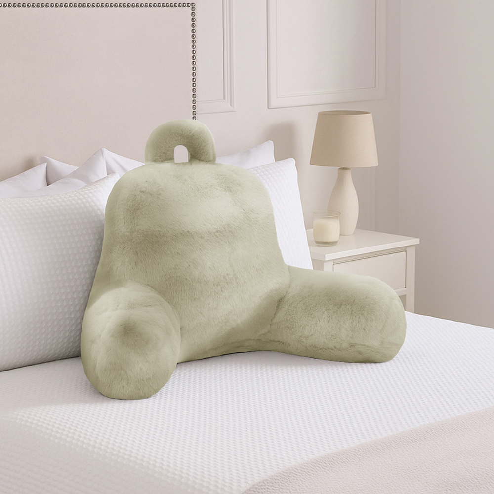 Sweet Dreams Alpine Beige Faux Fur Back Pillow 65 x 55cm Image 2
