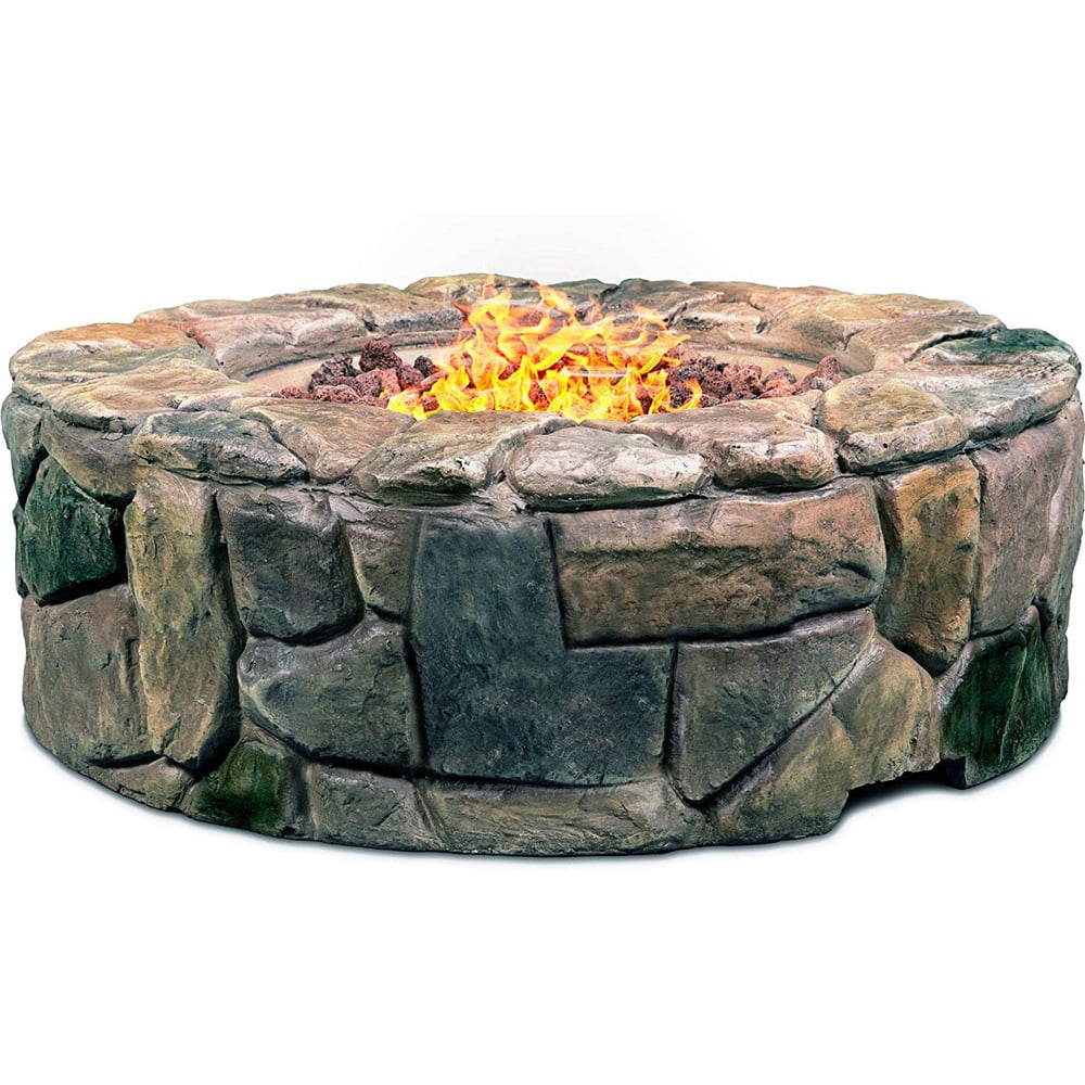 Centurion Supports Fireology Kaluya Bronze Eco Stone Finish 40000 BTU Gas Fire Pit Image 3
