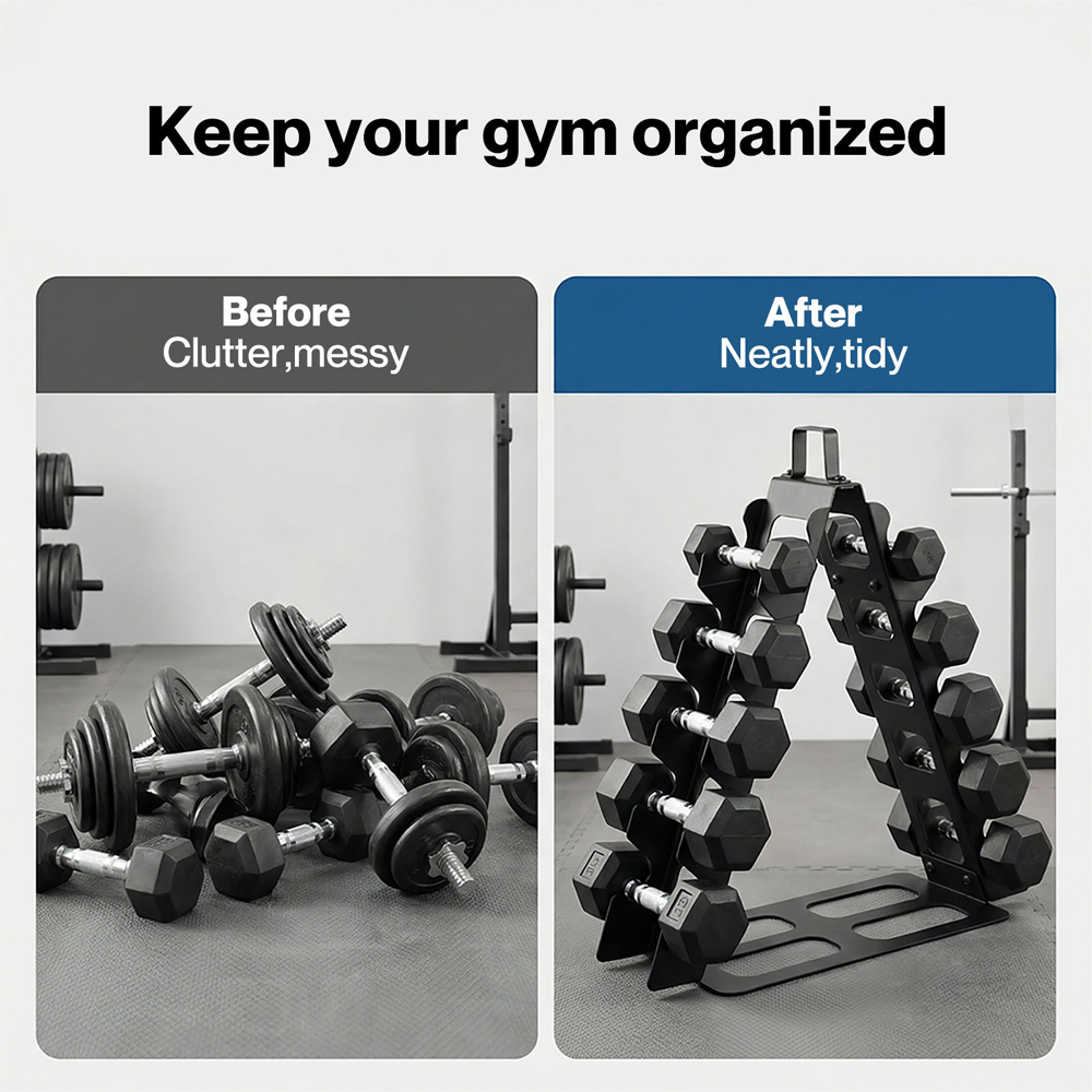 Spector Centra Steel A-Frame Dumbbell Rack Image 7