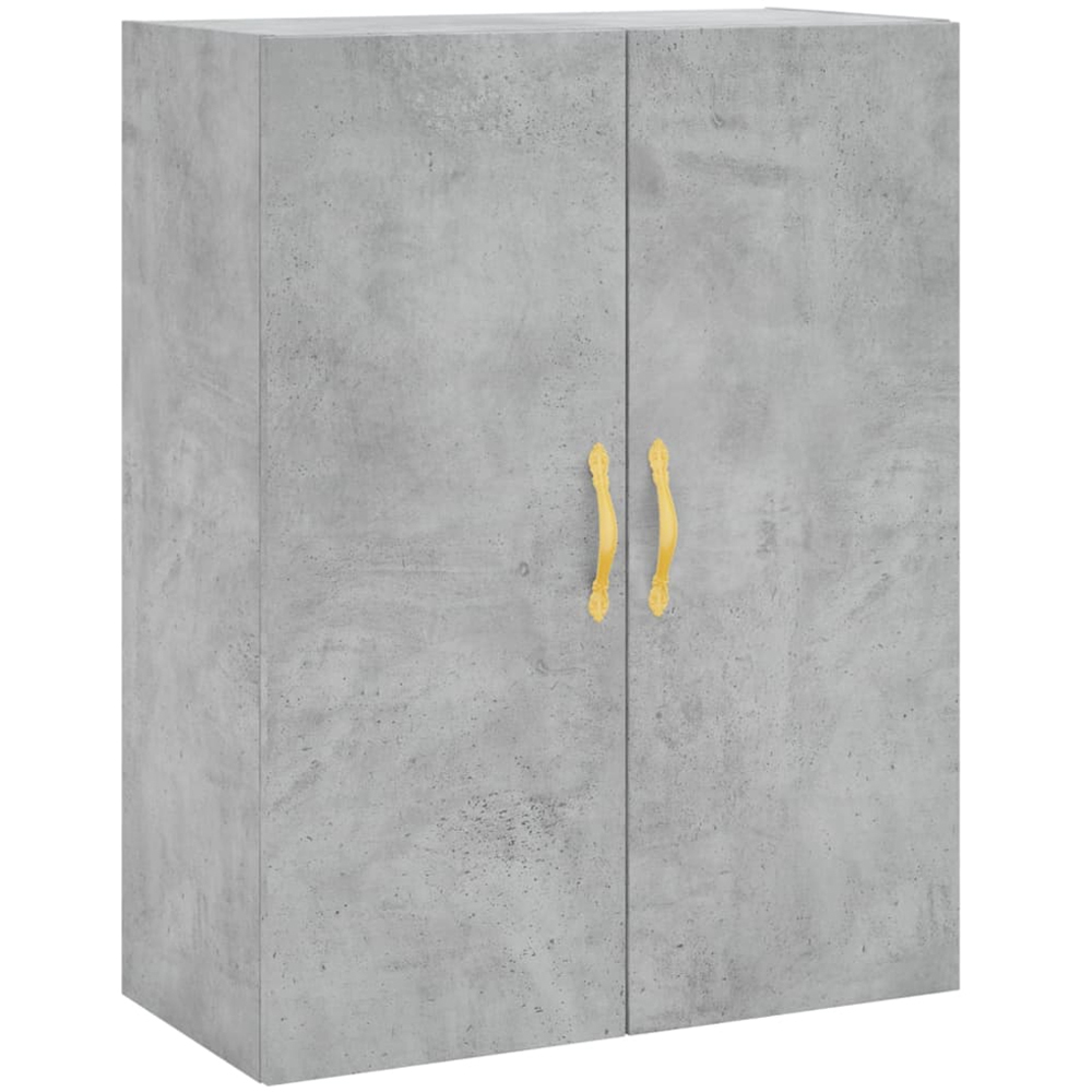 vidaXL 3 Door 3 Drawer Concrete Grey Highboard Image 5