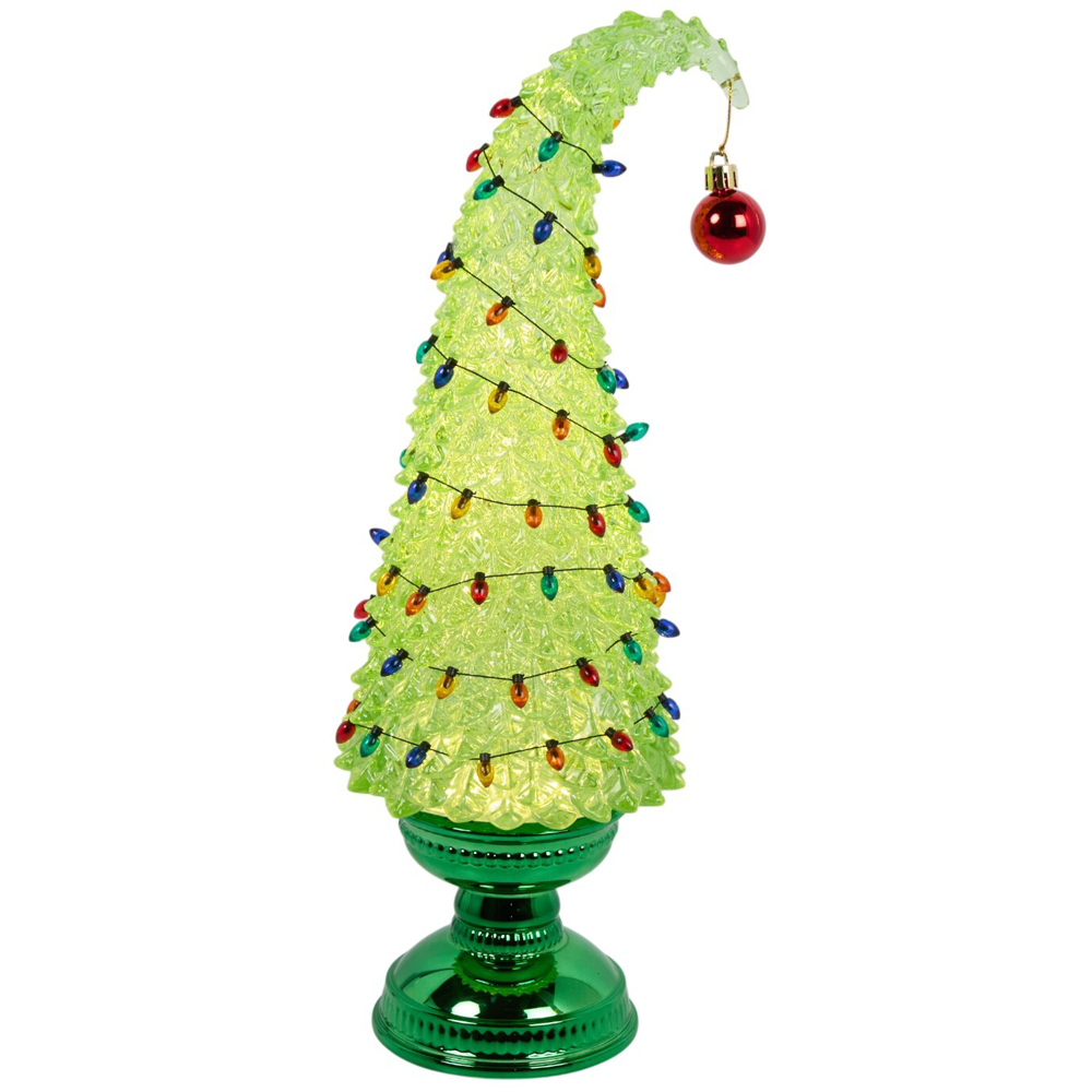 Glitter Spinning Grumble Christmas Tree Green Image 8