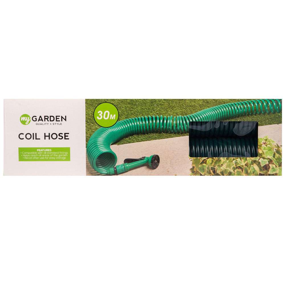 My Garden Coil Hose 30m Image 1