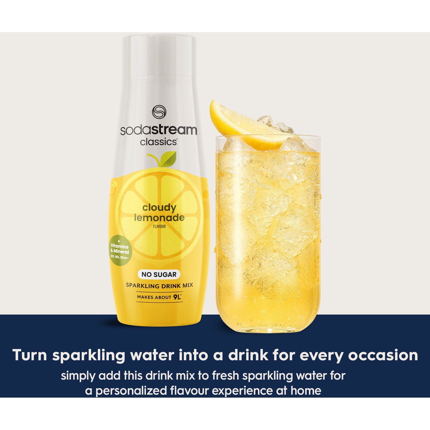Sodastream Classics Sparkling Drink Mix with VitaminsCloudy Lemonade Image 4