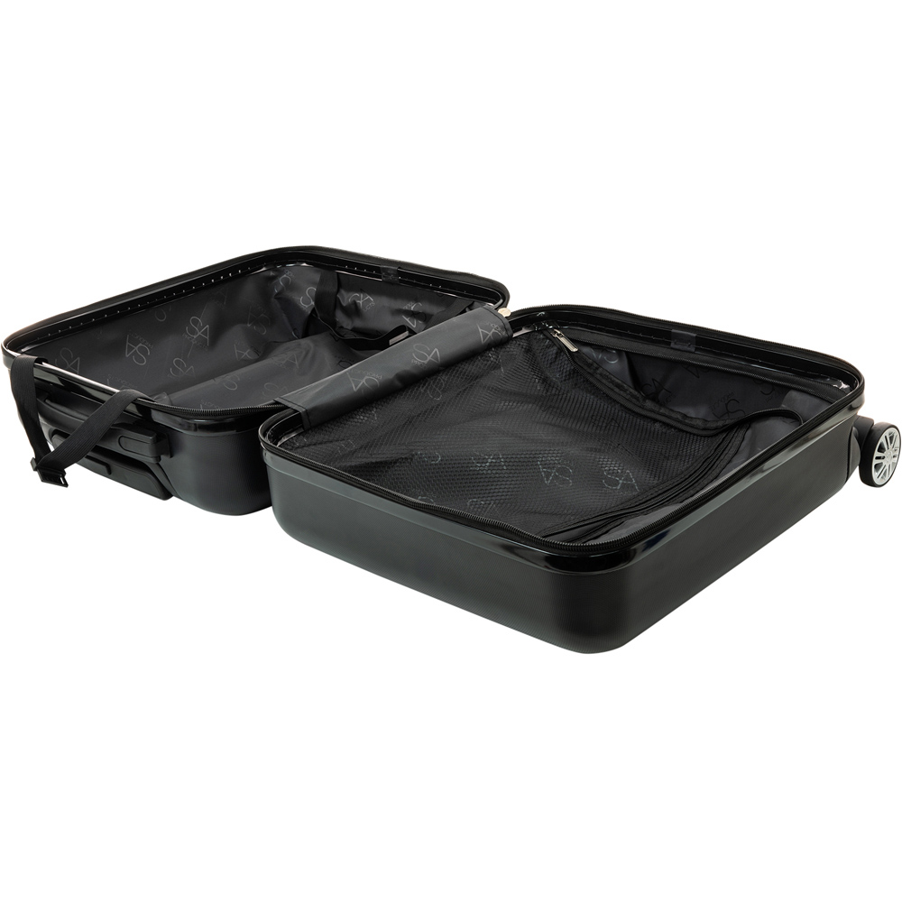 SA Products Black Carry On Cabin Suitcase 45cm Image 6