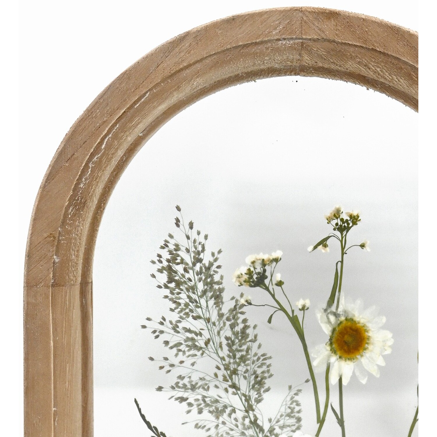 Botanical Dried Flowers Arch Wall Art - Wood Image 6