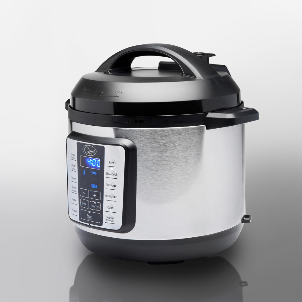 Quest 63009 12-in-1 Black 6L Electric Pressure Cooker 1000W Image 7