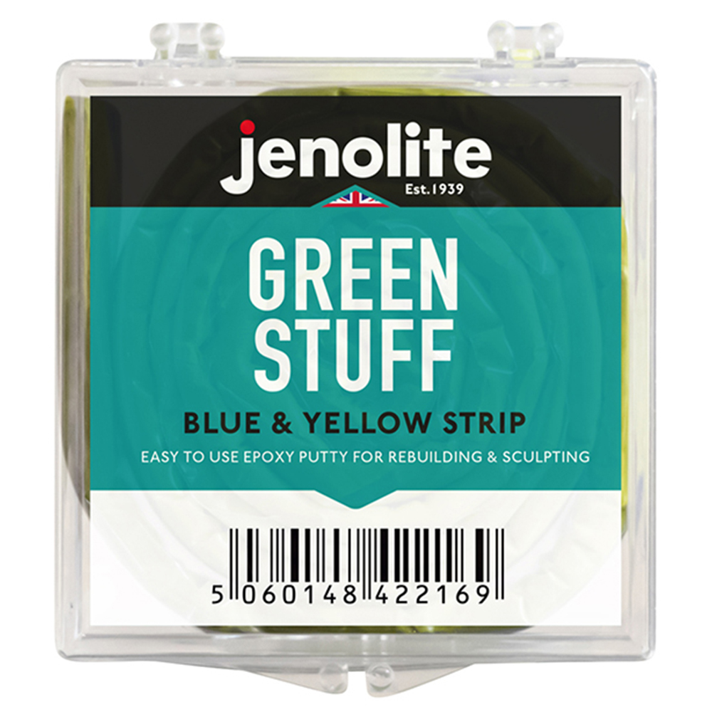 Jenolite Epoxy Putty Stick Blue & Yellow Strip 36 inch Image 1
