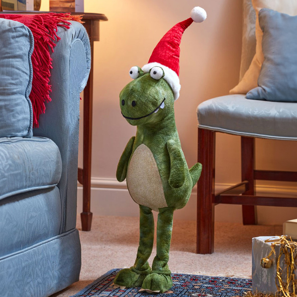 Marco Paul Green Large Festive Dinosaur Image 2