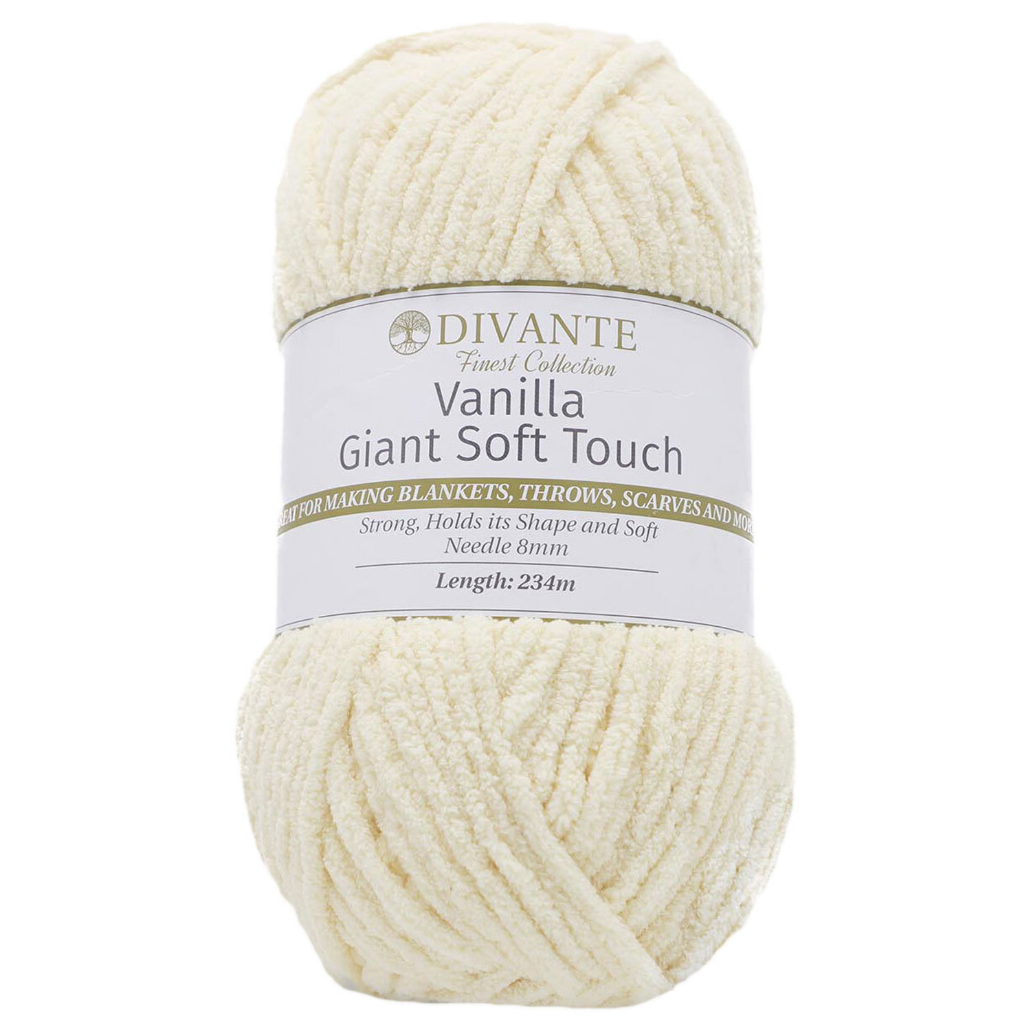 Divante Vanilla Giant Soft Touch Wool Yarn 234m Image