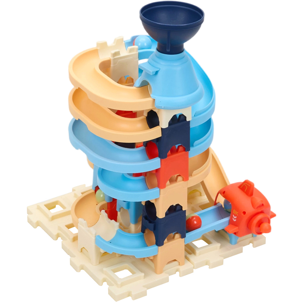 H&O Direct Kids Rocket Theme Marble Run Construction Toy Image 2