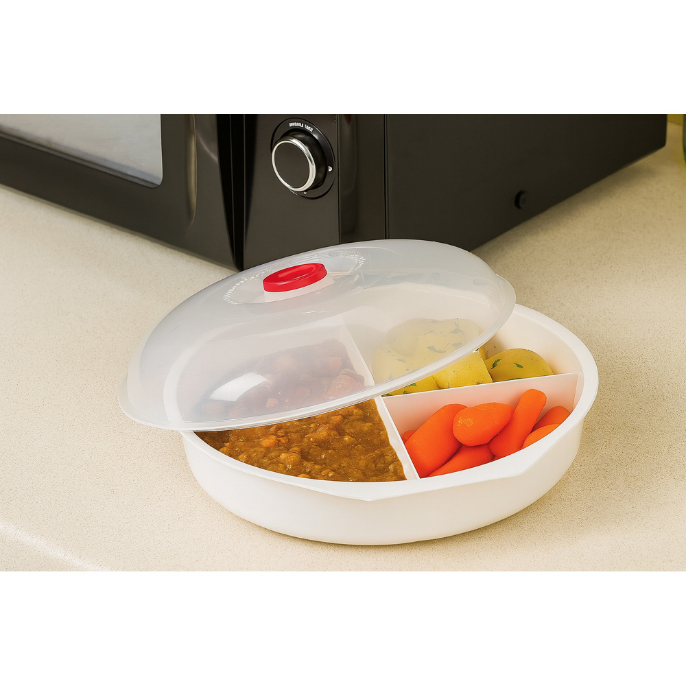 Avilo Sectioned Casserole Dish with Built-in Compartments Image 3