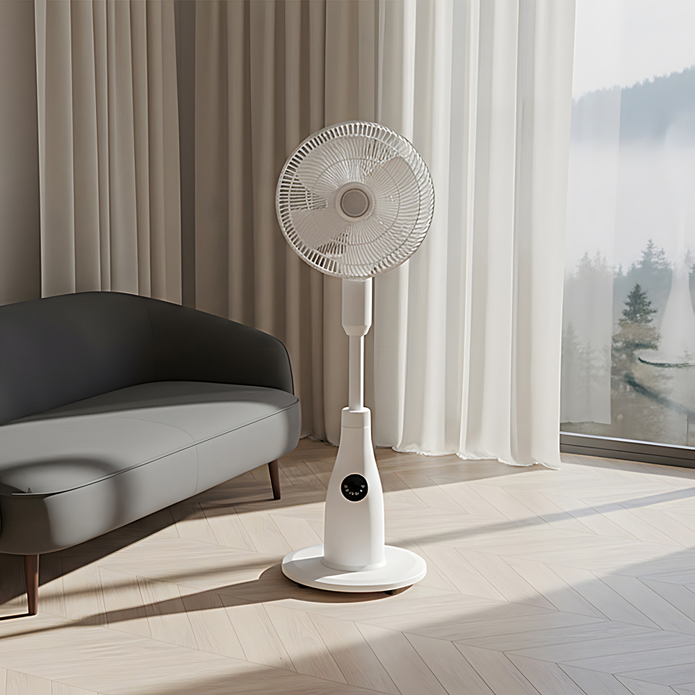 Living and Home 2L Misting Spray White Pedestal Fan with Remote Control 49 inch Image 5