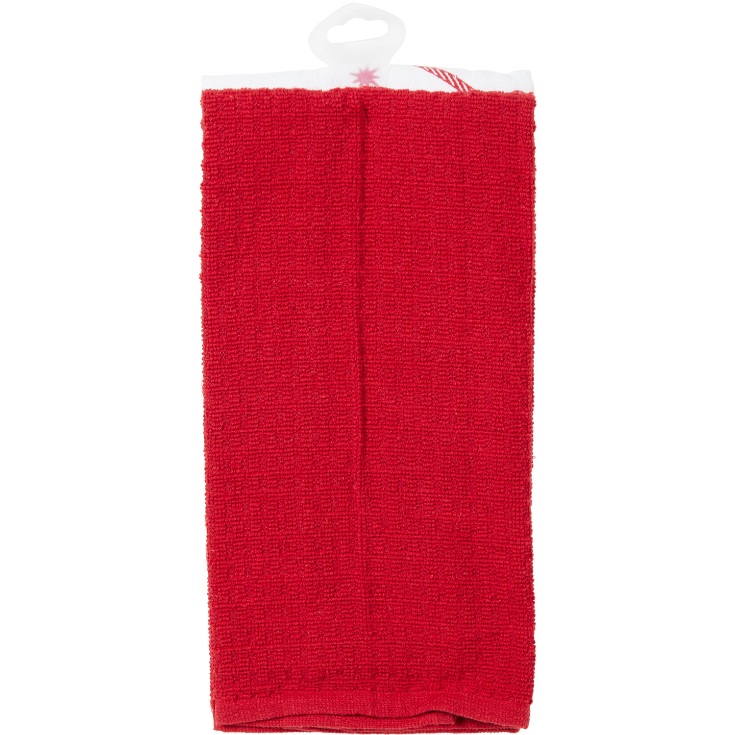 Pack of 2 Candy Cane Tea Towels - Red Image 3