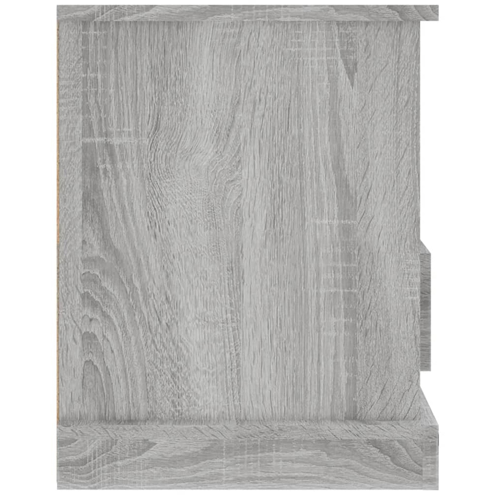 vidaXL 2 Drawer 2 Shelf Grey Sonoma TV Cabinet Image 5