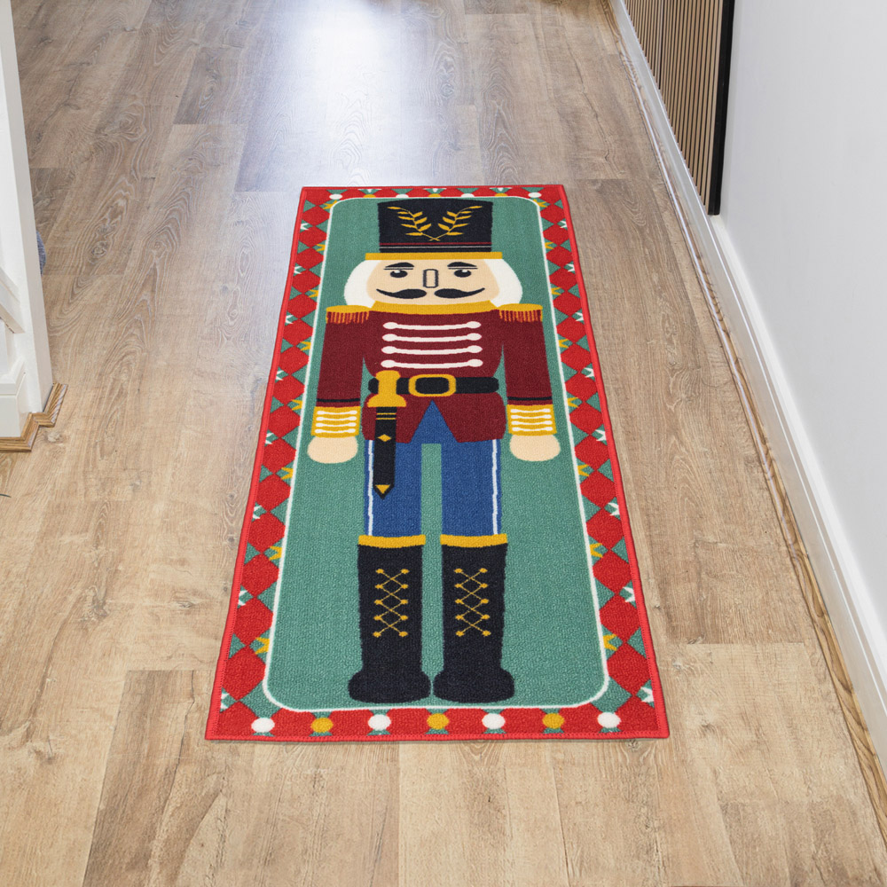 JVL Premium Christmas Nutcracker Nylon Pile Washable Runner 50 x 150cm Image 8