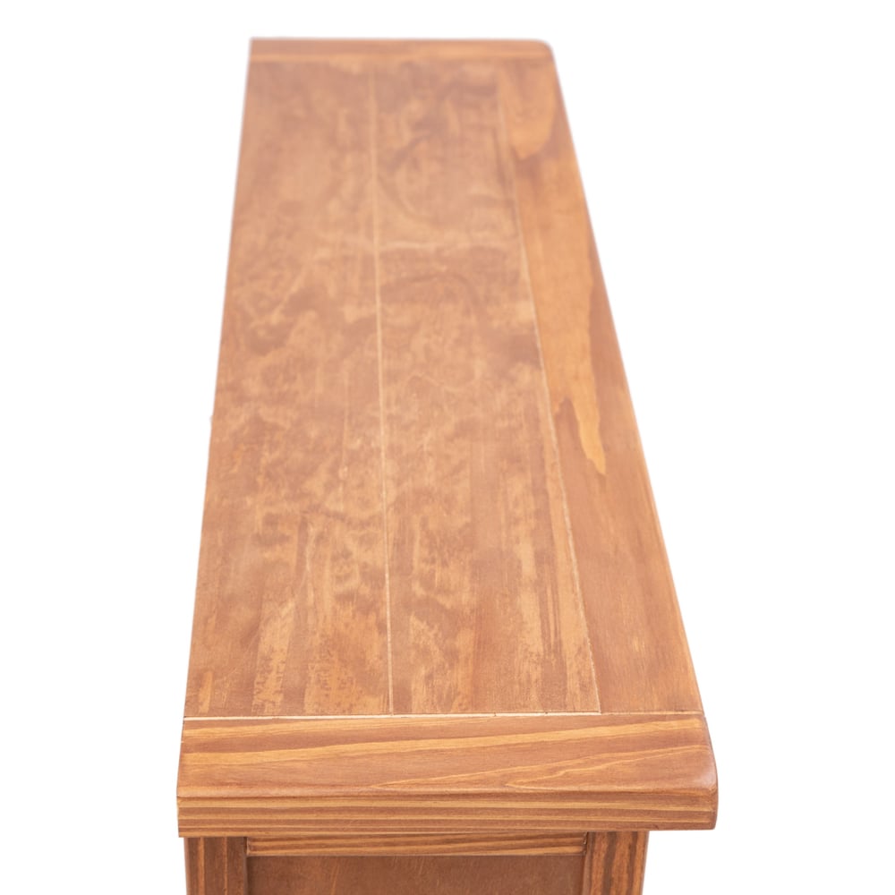 Tirolo 4 Shelf Lacquered Wide Bookcase Image 6