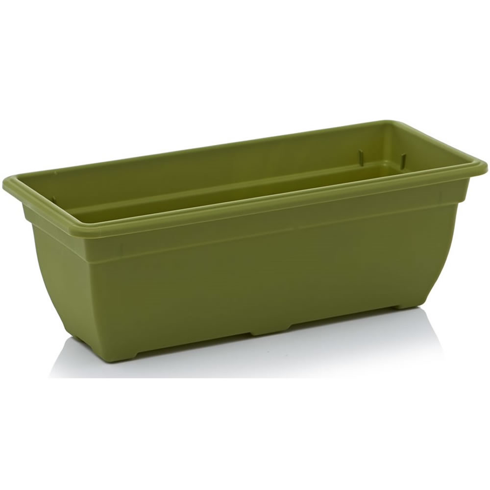 Wilko Olive Trough Bell Planter 50cm Wilko