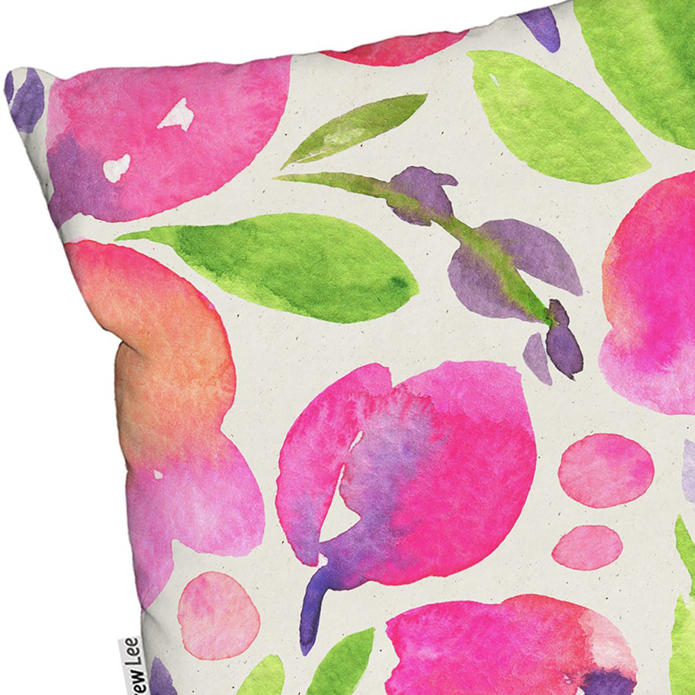 Benjamin Tate Design Pink Floral Outdoor Cushion 45 x 45cm Image 2