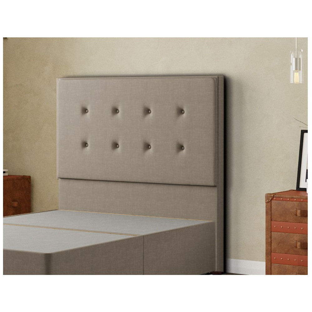 Eleganza Darlington Super King Size Mink Malham Weave Floor Standing Headboard Image 3