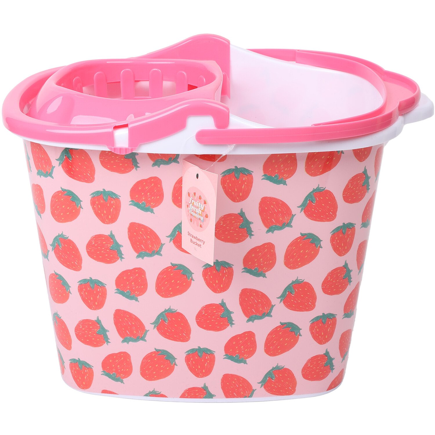 Strawberry Bucket 15L - Pink Image 1