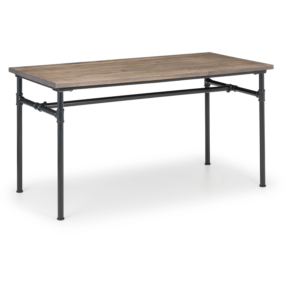 Julian Bowen Carnegie Grafton 4 Seater Extending Dining Set Mocha Elm Image 3