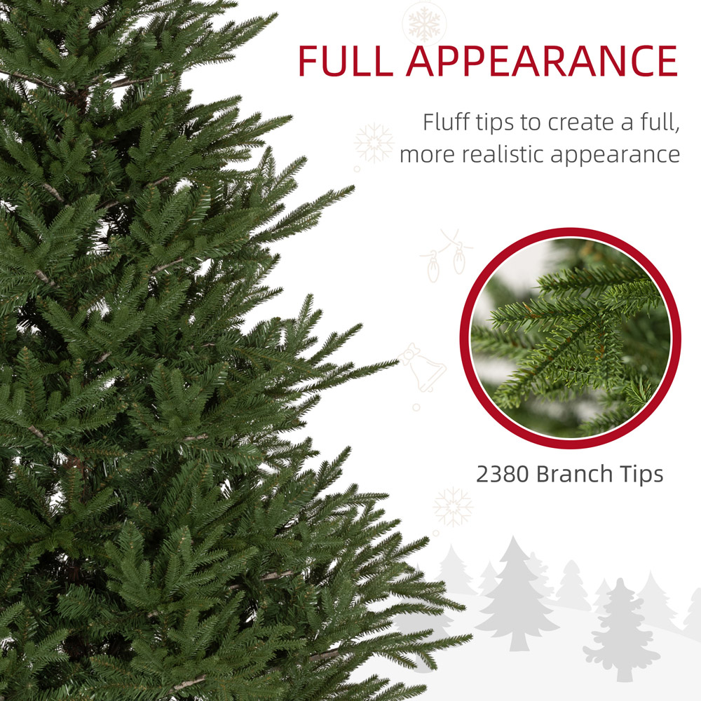 Everglow Green Realistic Artificial Christmas Tree 6ft Image 5