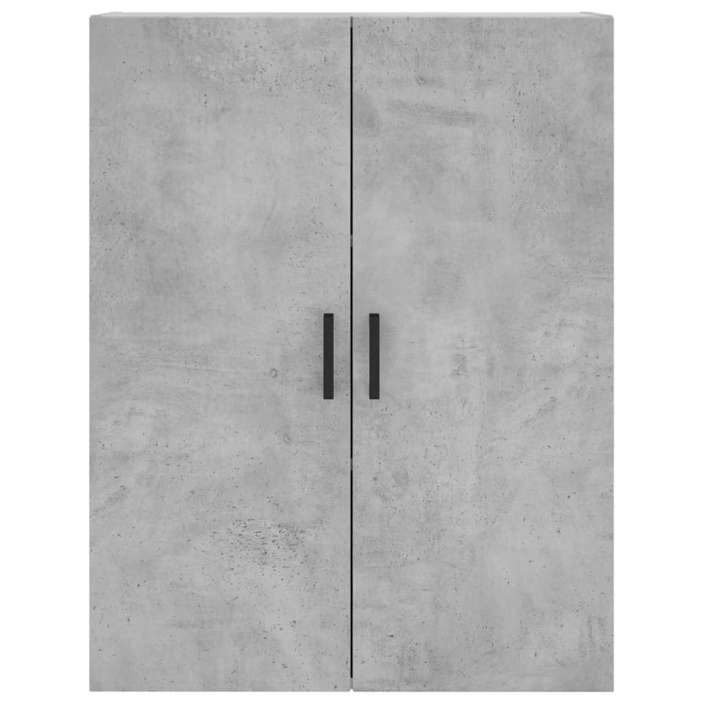 vidaXL 2 Door 3 Drawer Concrete Grey Highboard Image 6