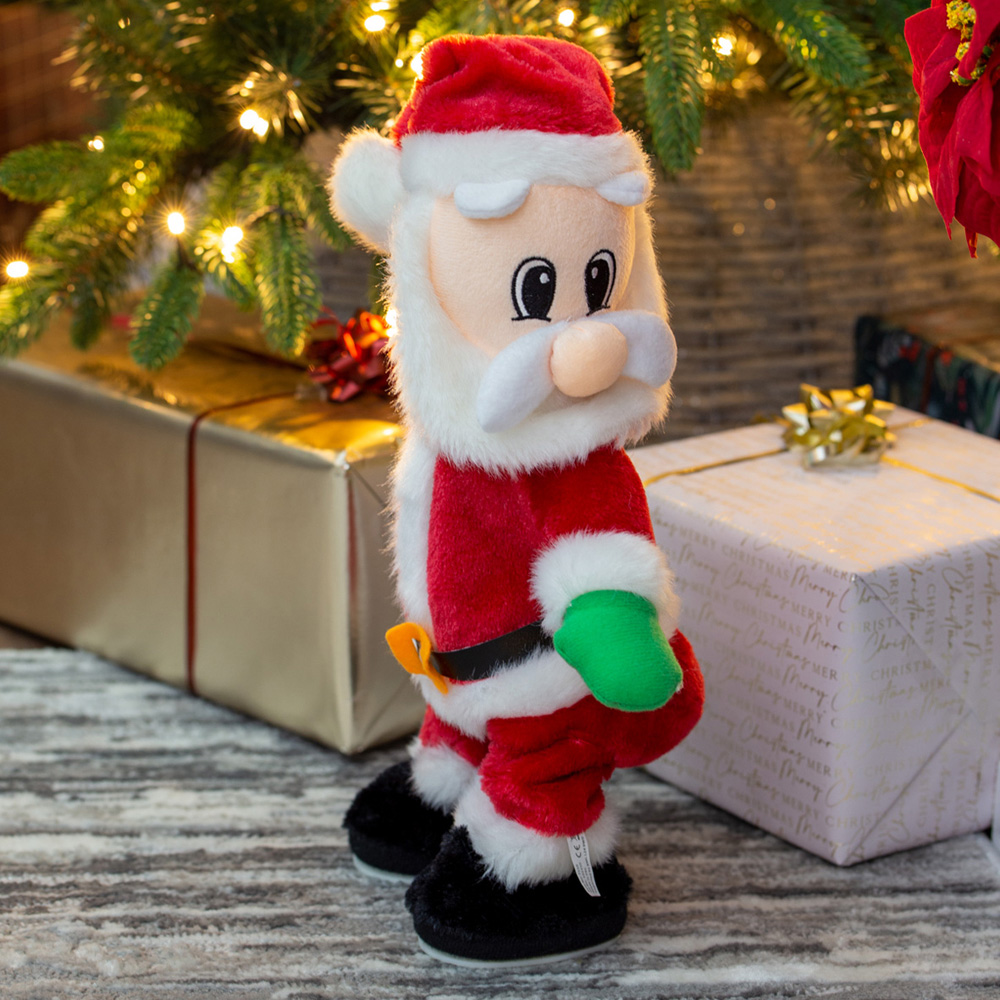 The Christmas Workshop Musical Dancing Plush Santa Image 7