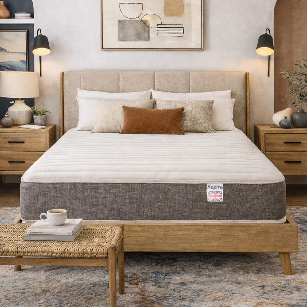 Aspire RestMaster Single Medium Comfort Memory Foam Pocket Spring Hybrid Mattress Image 5