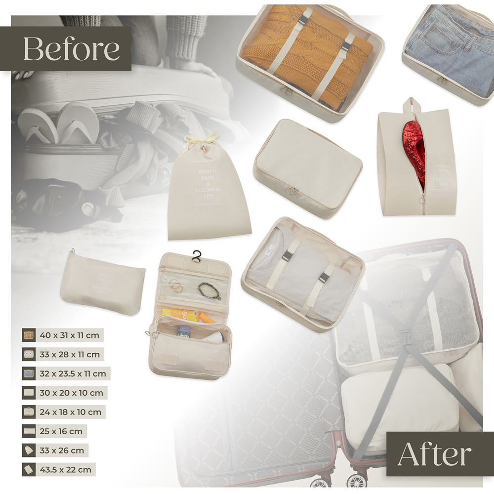 Tectake Madison 13 Piece Anthracite Travel Suitcase Set Image 9