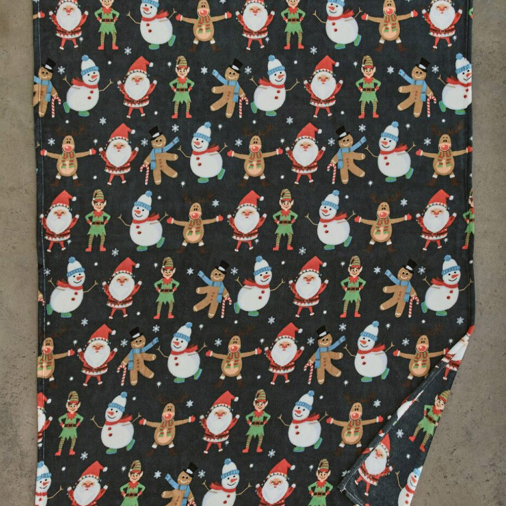 Deyongs Green Dancers Christmas Throw 140 x 180cm Image 2