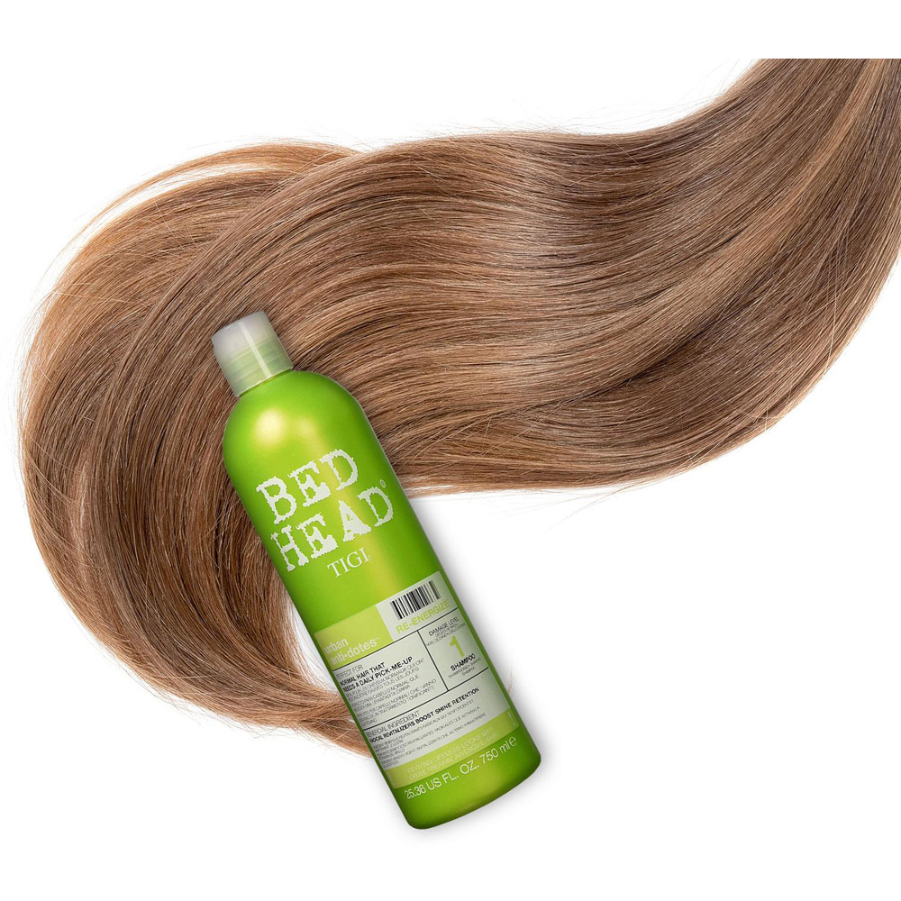 TIGI Bed Head Urban Antidotes Re-Energise Normal Hair Daily Shampoo 750ml 3 Pack Image 6