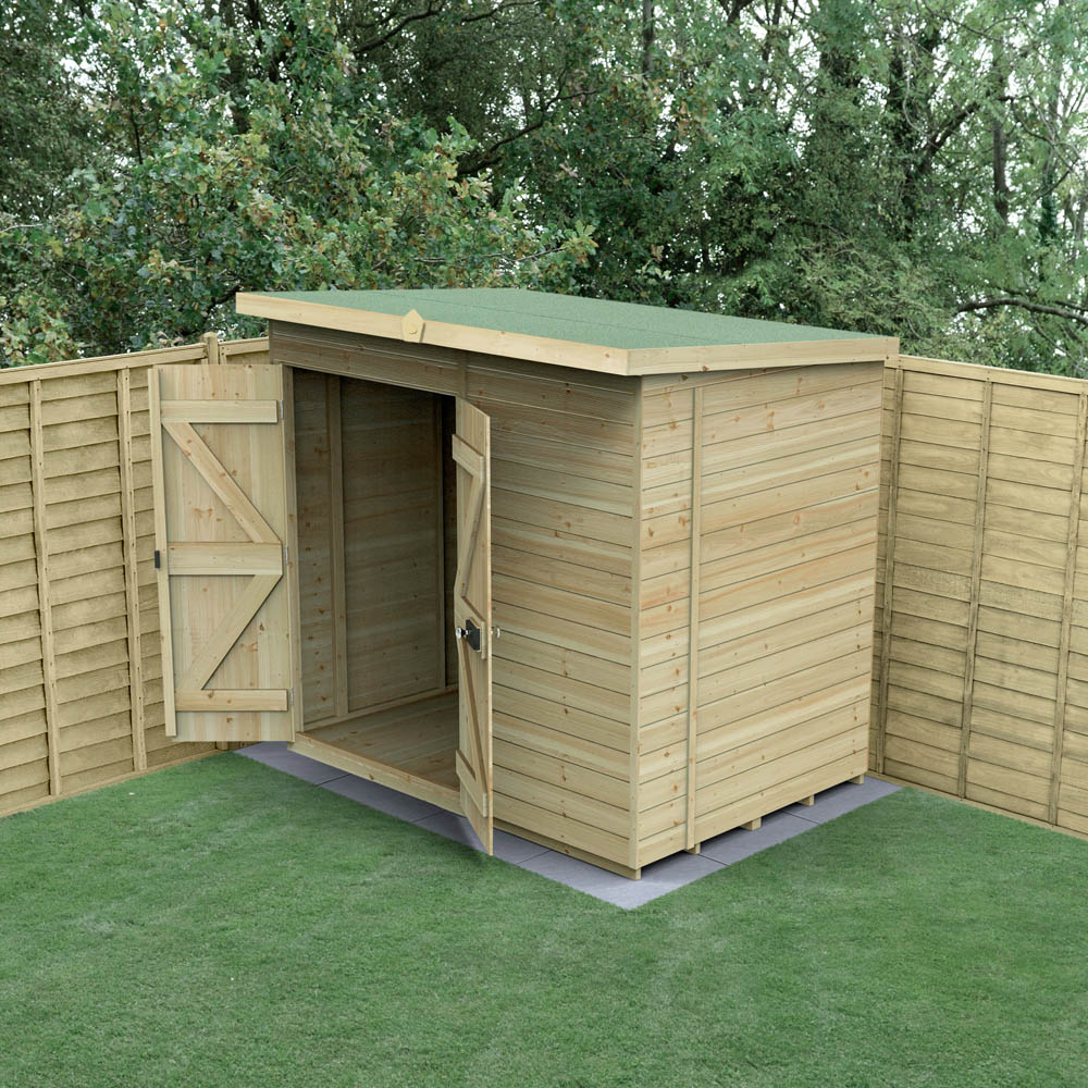 Forest Garden Timberdale 7 x 5ft Pent Shed Image 2