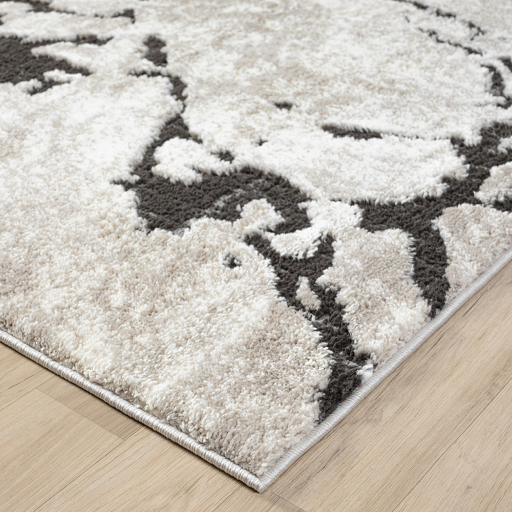 Desire Rugs Eleanor Mocha Abstract Embossed Rug 80 x 150cm Image 4